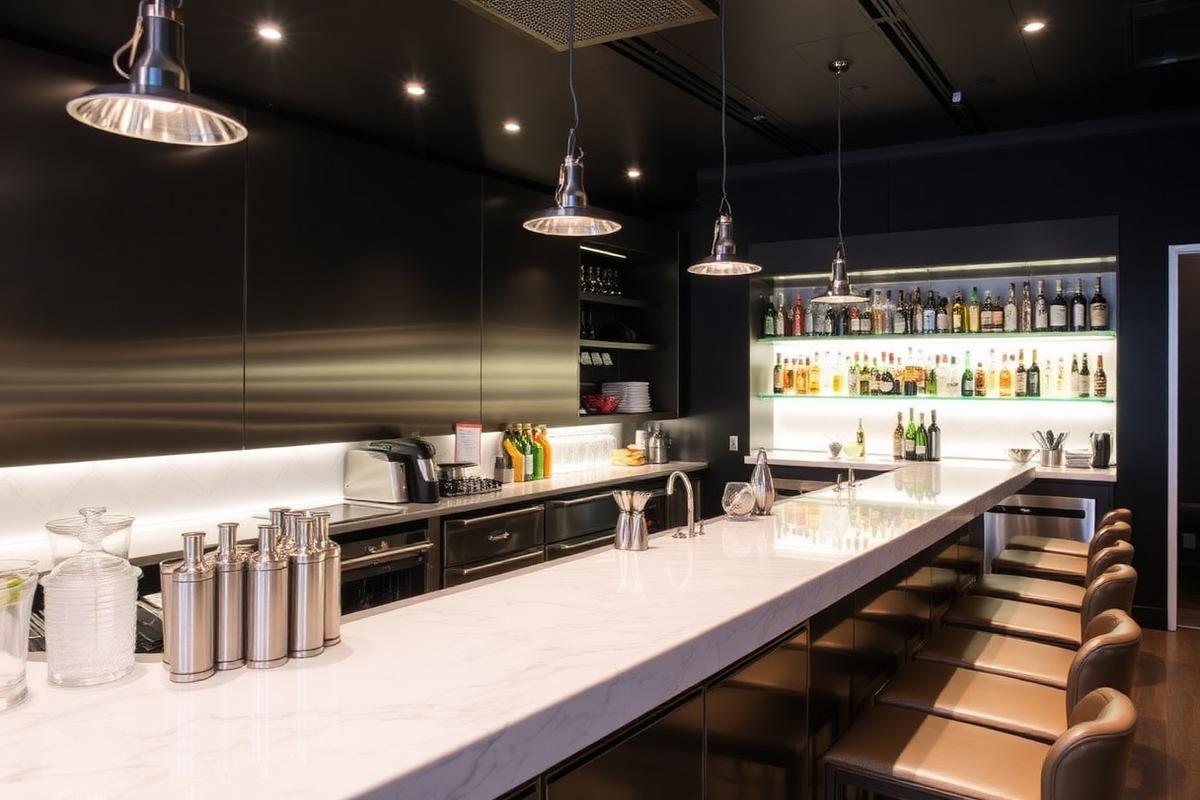 Bar premium renovado con FRYONIX